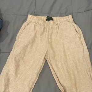 Tahari 100% linen pants